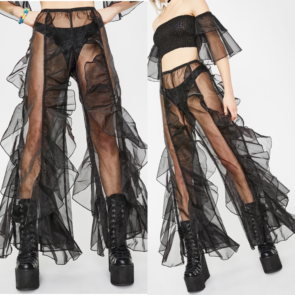 Club Exx
DARK ELVEN PRIESTESS RUFFLED PANTS